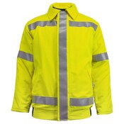 NSA Vizable FR Class 3 Bomber Jacket with Lanyard Access in Hi-Vis Yellow